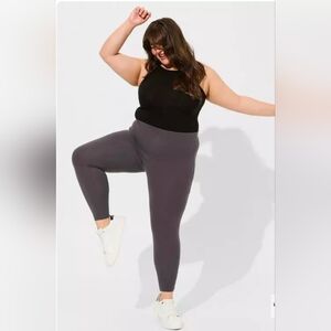 Torrid Plus Size Dark Gray Full Length Leggings